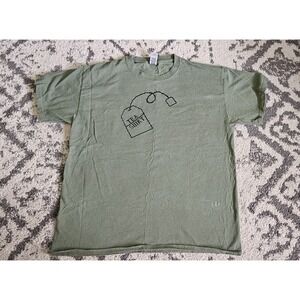 Green Tea Novelty Graphic T-Shirt L